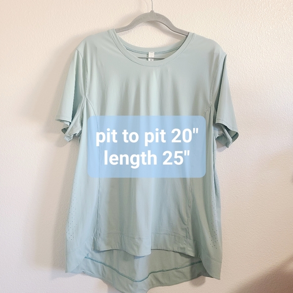 Lululemon Blue Morning Match Short Sleeve Tee - Picture 6 of 6
